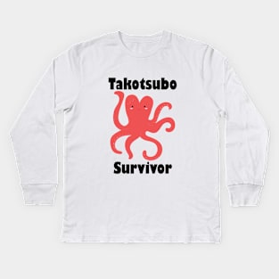 Takotsubo survivor Kids Long Sleeve T-Shirt